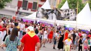 Des allures de feria à Tarbes : tous en rouge et jaune !
